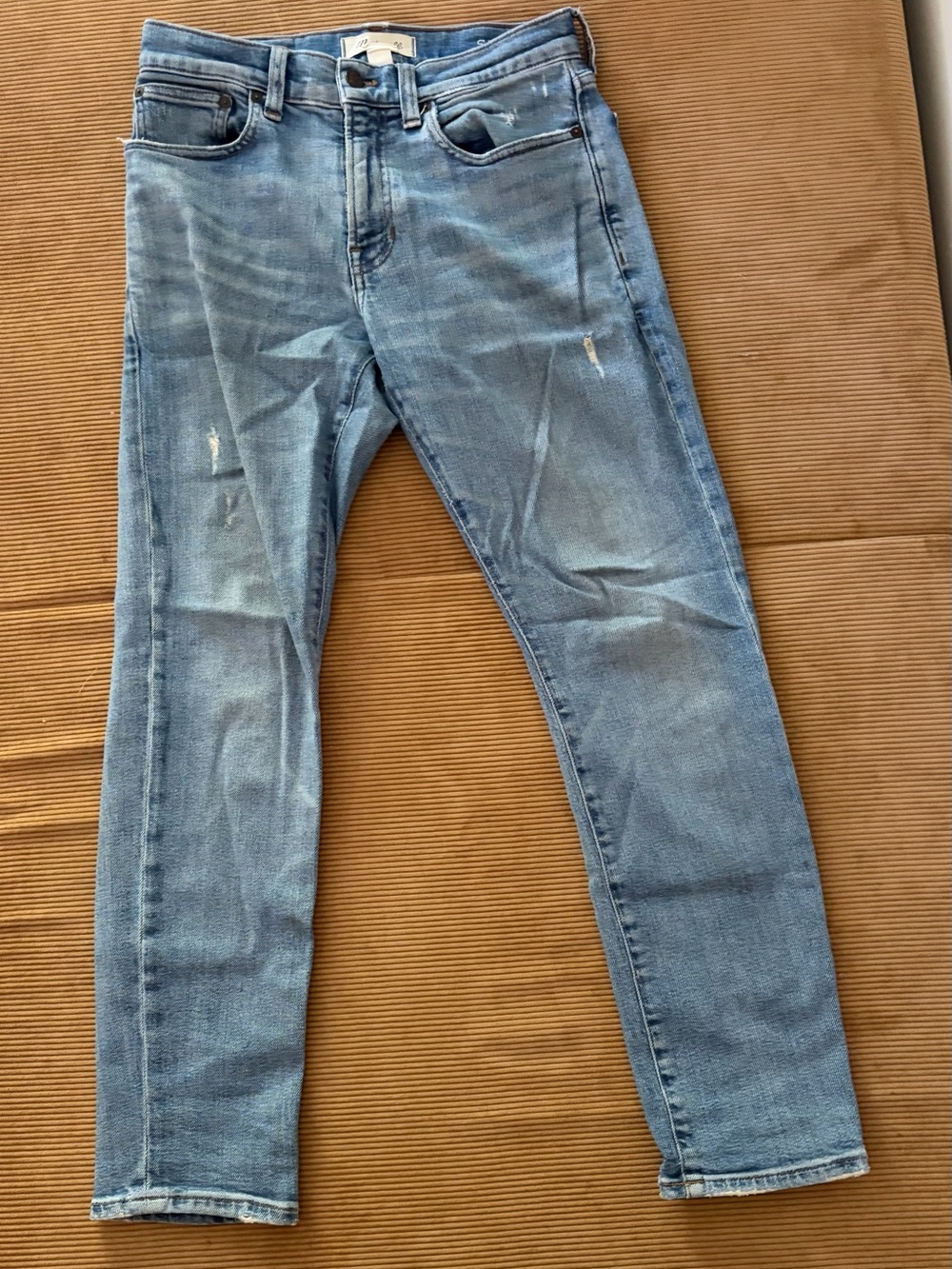 Madewell Men's Faded Blue Skinny Jeans